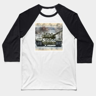 Main Battle Tank in Winter Baseball T-Shirt